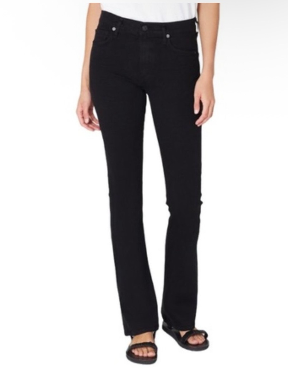 Citizens of Humanity Plush Black Emannuelle Slim Bootcut Jeans- Size 26